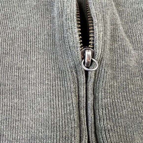 Polo Ralph Lauren Mens 1/4 Zip Pullover Sweater Size Large Green Orange Pony - Picture 5 of 9